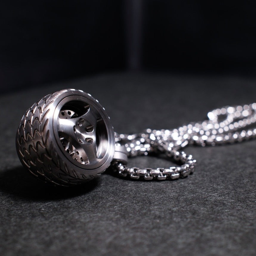 KUDO PENDANT // FULL TITANIUM TRISPOKE VARIANT
