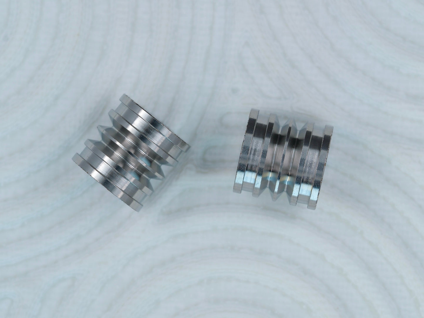 ZIPPER PULLS // TITANIUM MICRO SQUISHY 2-PACK