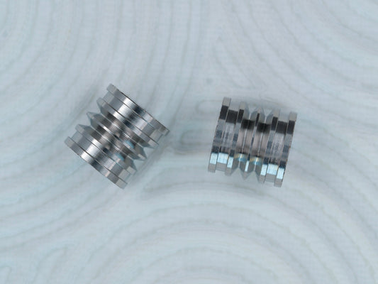ZIPPER PULLS // TITANIUM MICRO SQUISHY 2-PACK