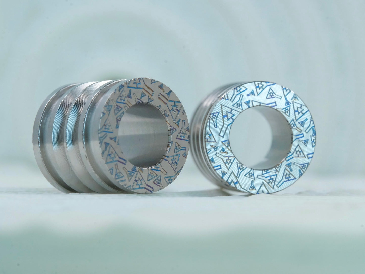 ZIPPER PULLS // TITANIUM MICRO SQUISHY 2-PACK